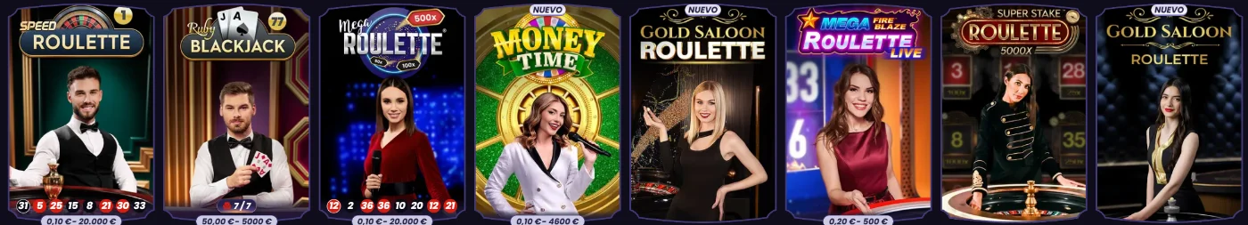FunBet Casino juegos en vivo con ruleta, blackjack y crupieres reales